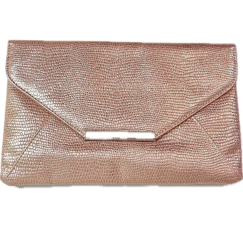 STYLE & CO BLUSH SHIMMER CLUTCH